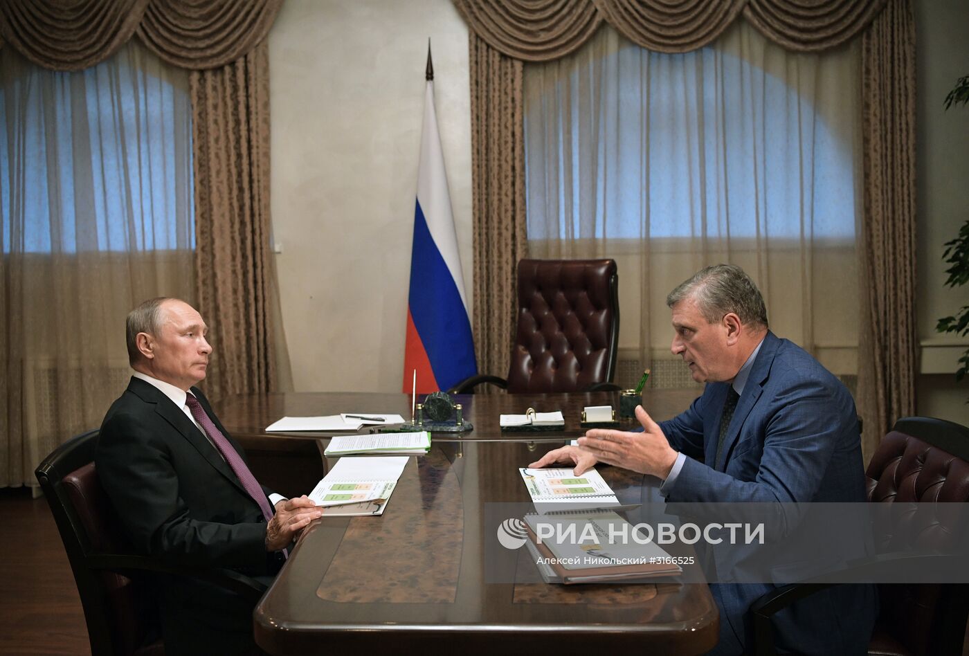 Рабочая поездка президента РФ В. Путина в Кировскую область