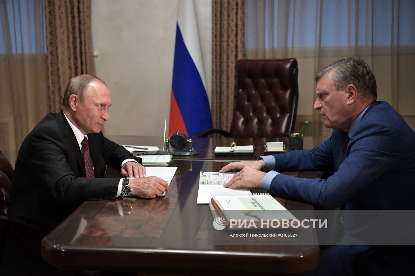 Рабочая поездка президента РФ В. Путина в Кировскую область