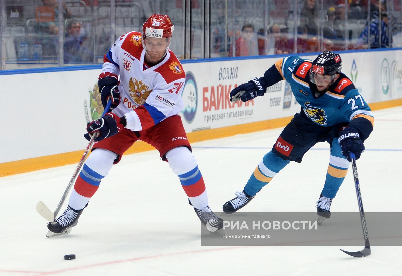 Хоккей. Sochi Hockey Open. Матч Олимпийская сборная России - 