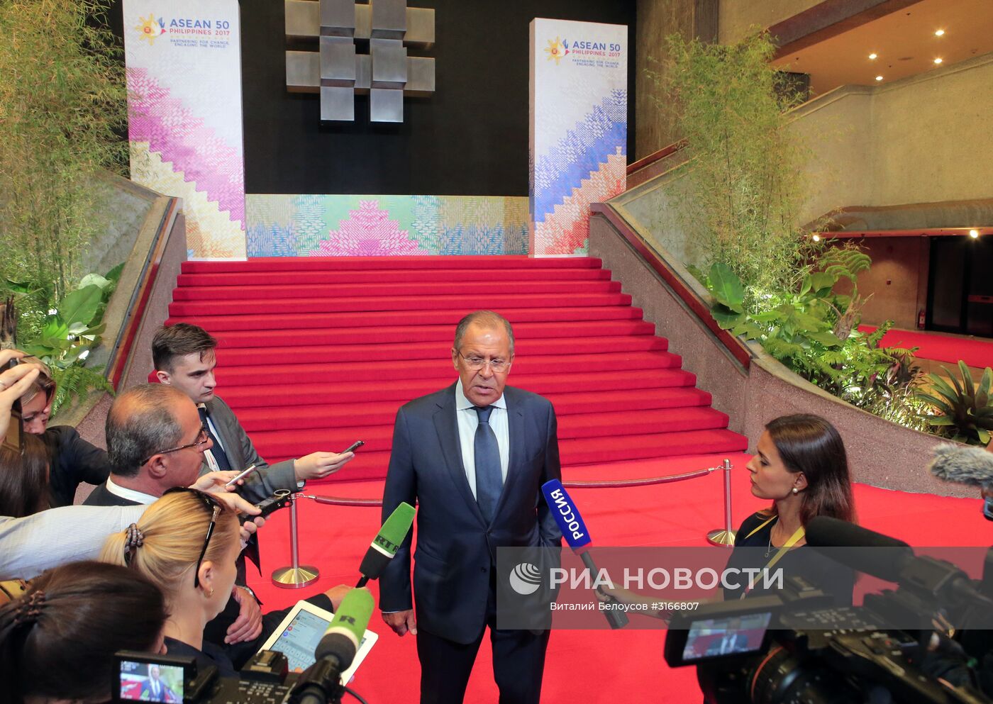 Визит главы МИД РФ С. Лаврова на Филиппины