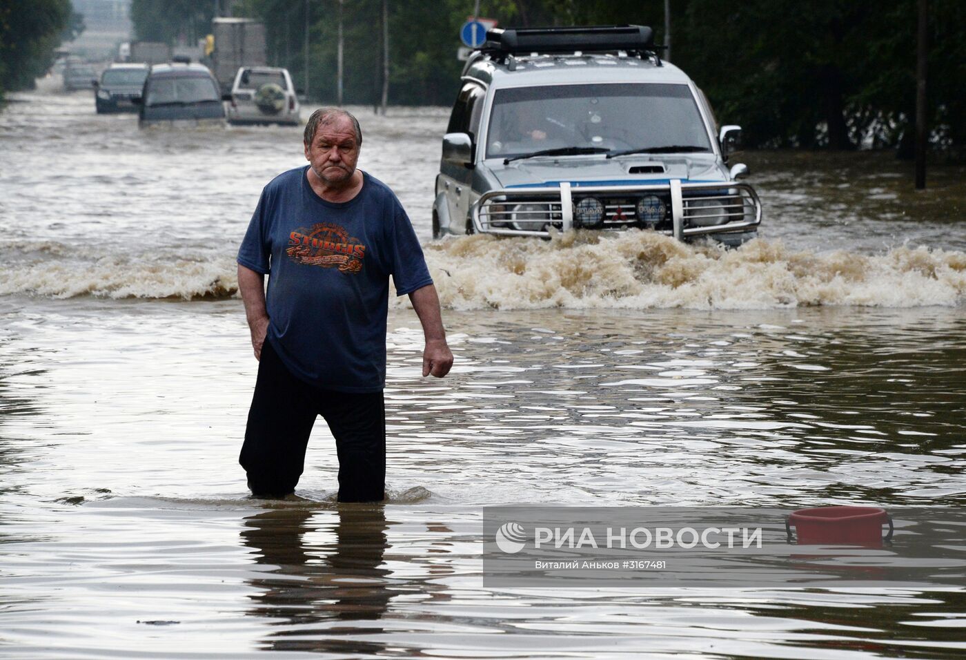 Последствия ливневых дождей в Приморье