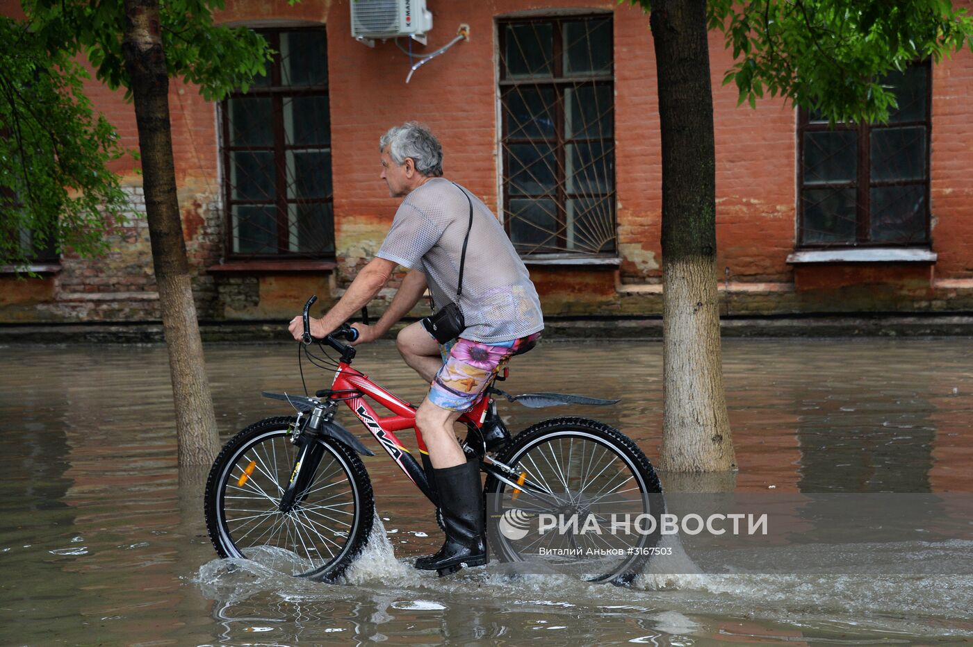 Последствия ливневых дождей в Приморье