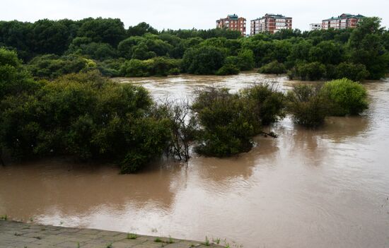 Последствия ливневых дождей в Приморье