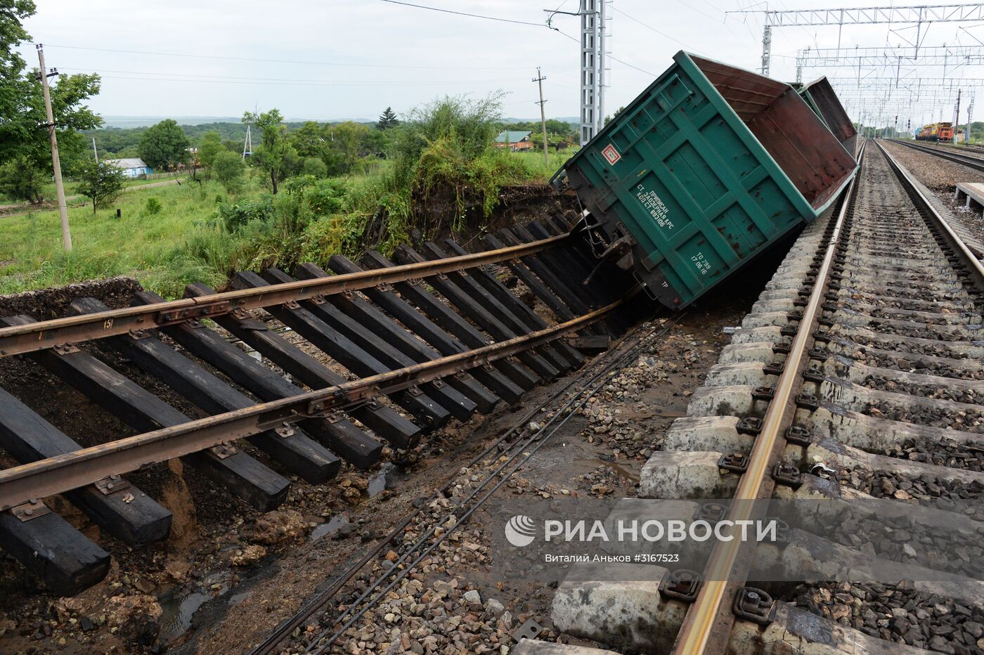 Последствия ливневых дождей в Приморье