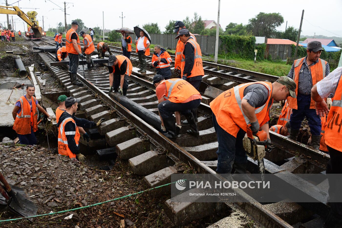 Последствия ливневых дождей в Приморье