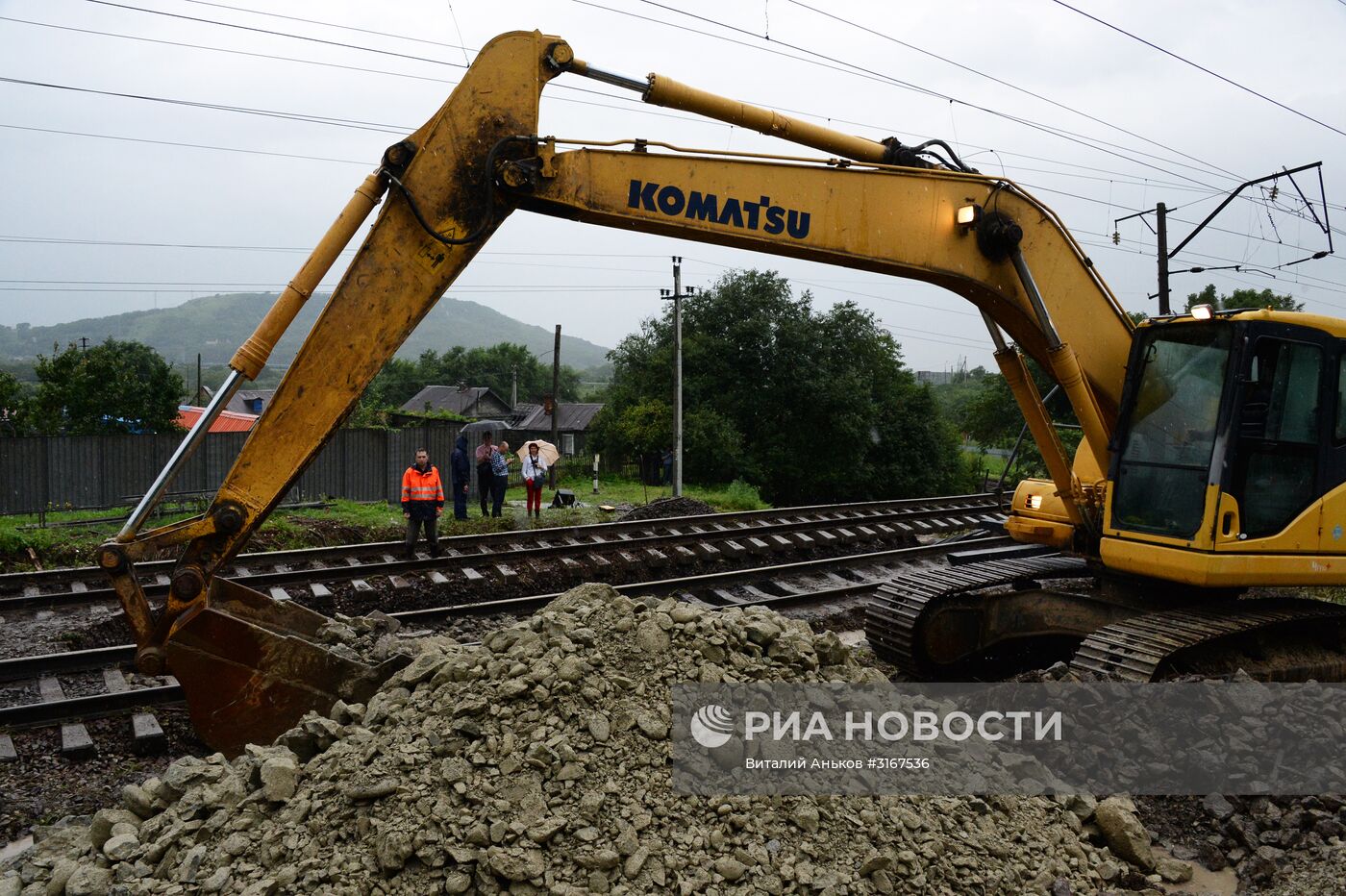 Последствия ливневых дождей в Приморье