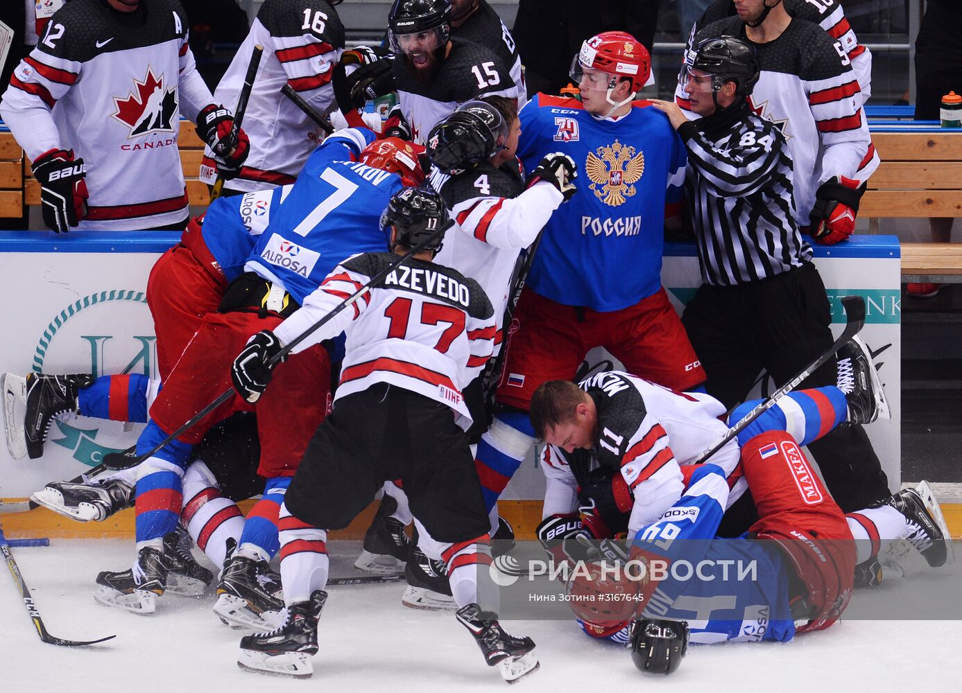 Хоккей. Sochi Hockey Open. Матч Олимпийская сборная России - сборная Канады