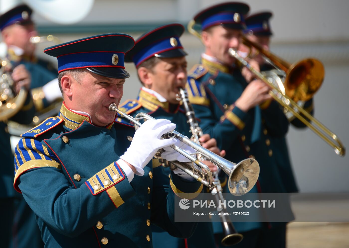 Развод конного караула Президентского полка, в рамках подготовки к фестивалю "Спасская башня"