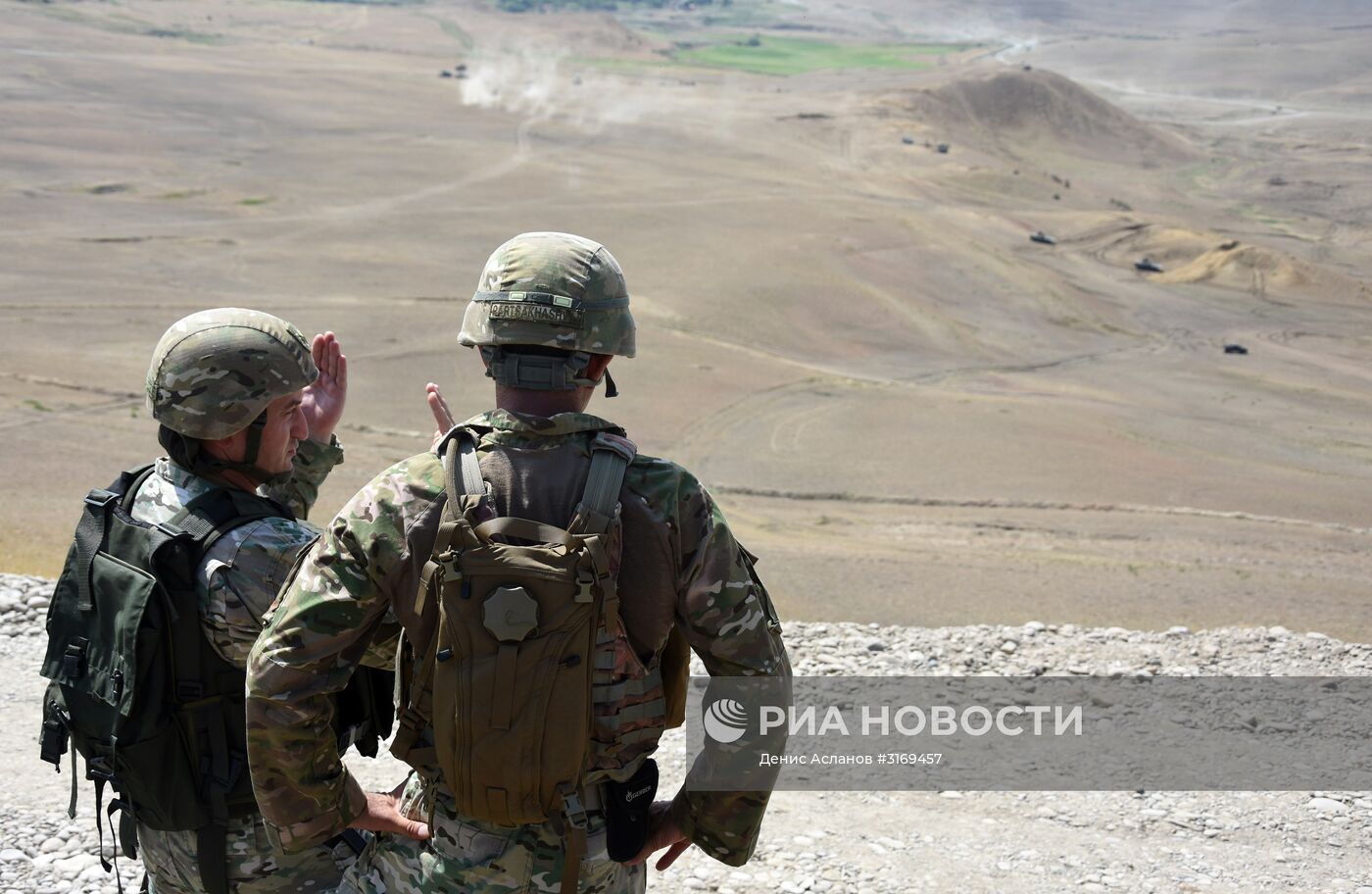 Международные военные учения "Достойный партнер 2017" в Грузии