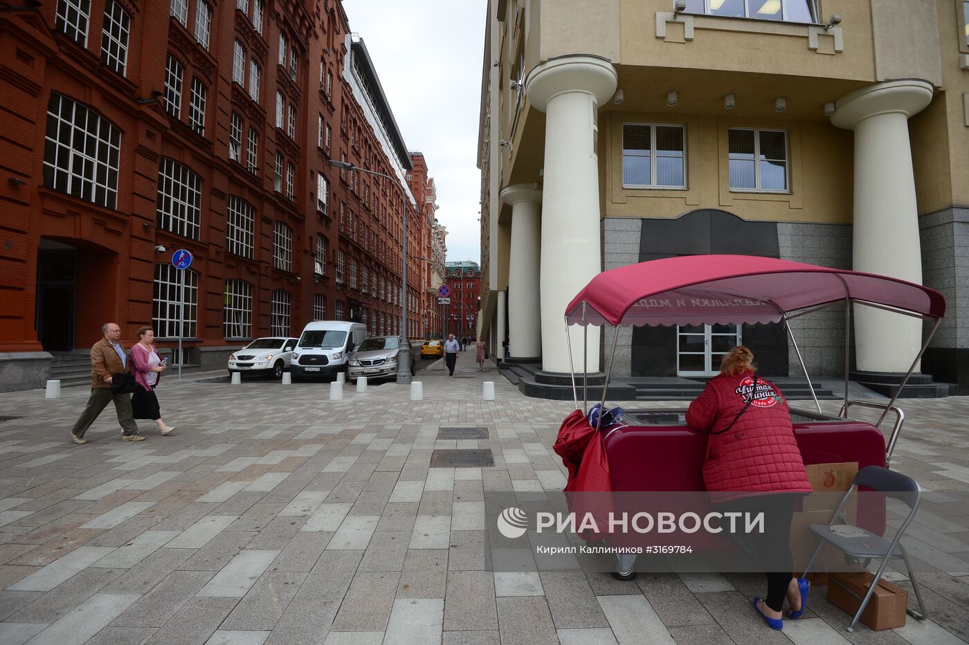 Благоустройство улиц в Москве