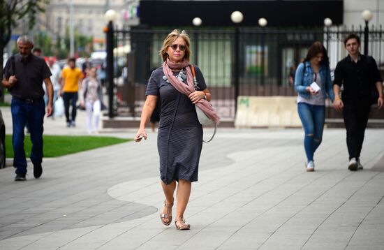 Благоустройство улиц в Москве