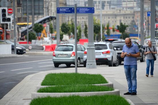 Благоустройство улиц в Москве