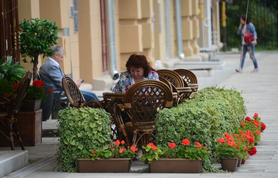 Благоустройство улиц в Москве