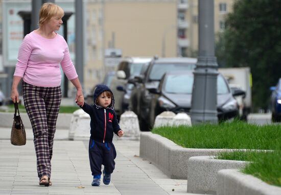 Благоустройство улиц в Москве