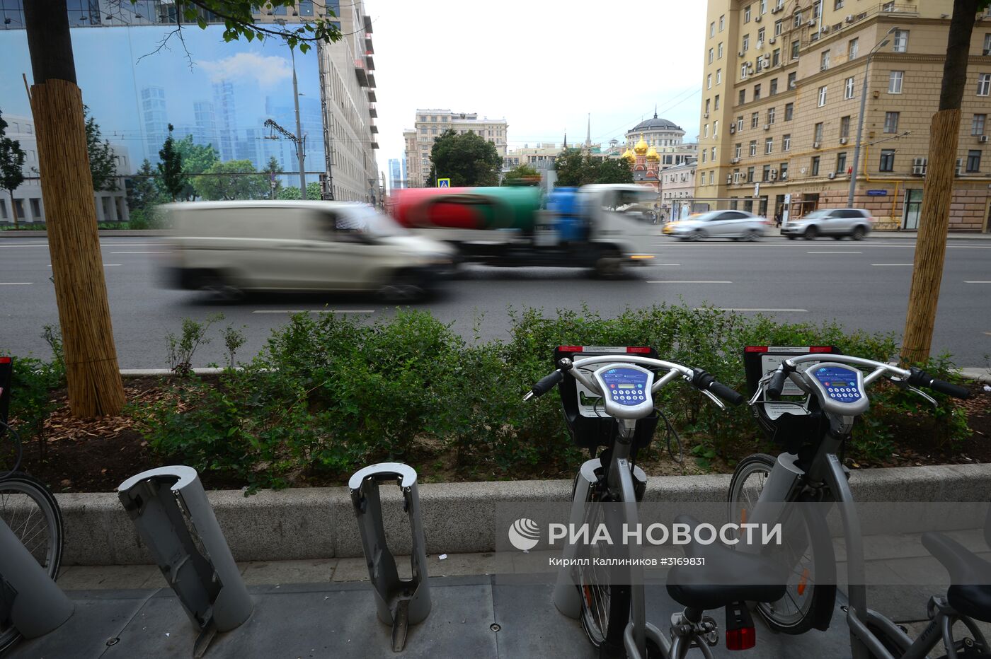 Благоустройство улиц в Москве