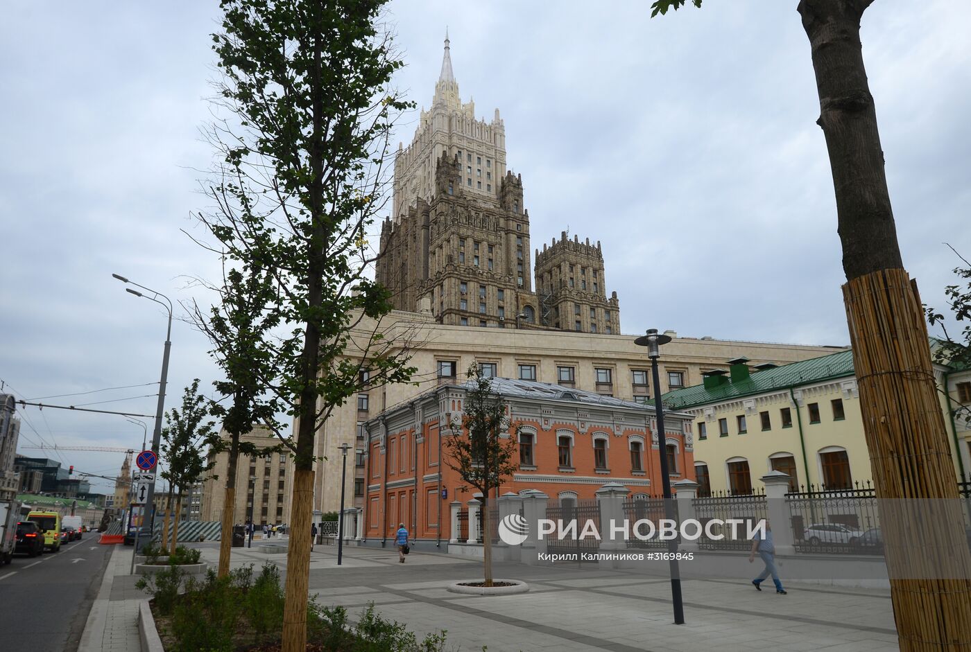 Благоустройство улиц в Москве