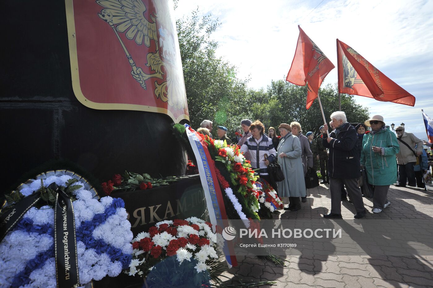 Памятные мероприятия, посвященные 17-й годовщине гибели атомной подводной лодки "Курск"