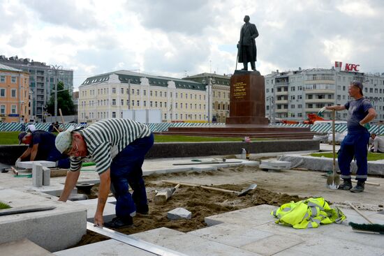 Реконструкция площади Тверская Застава