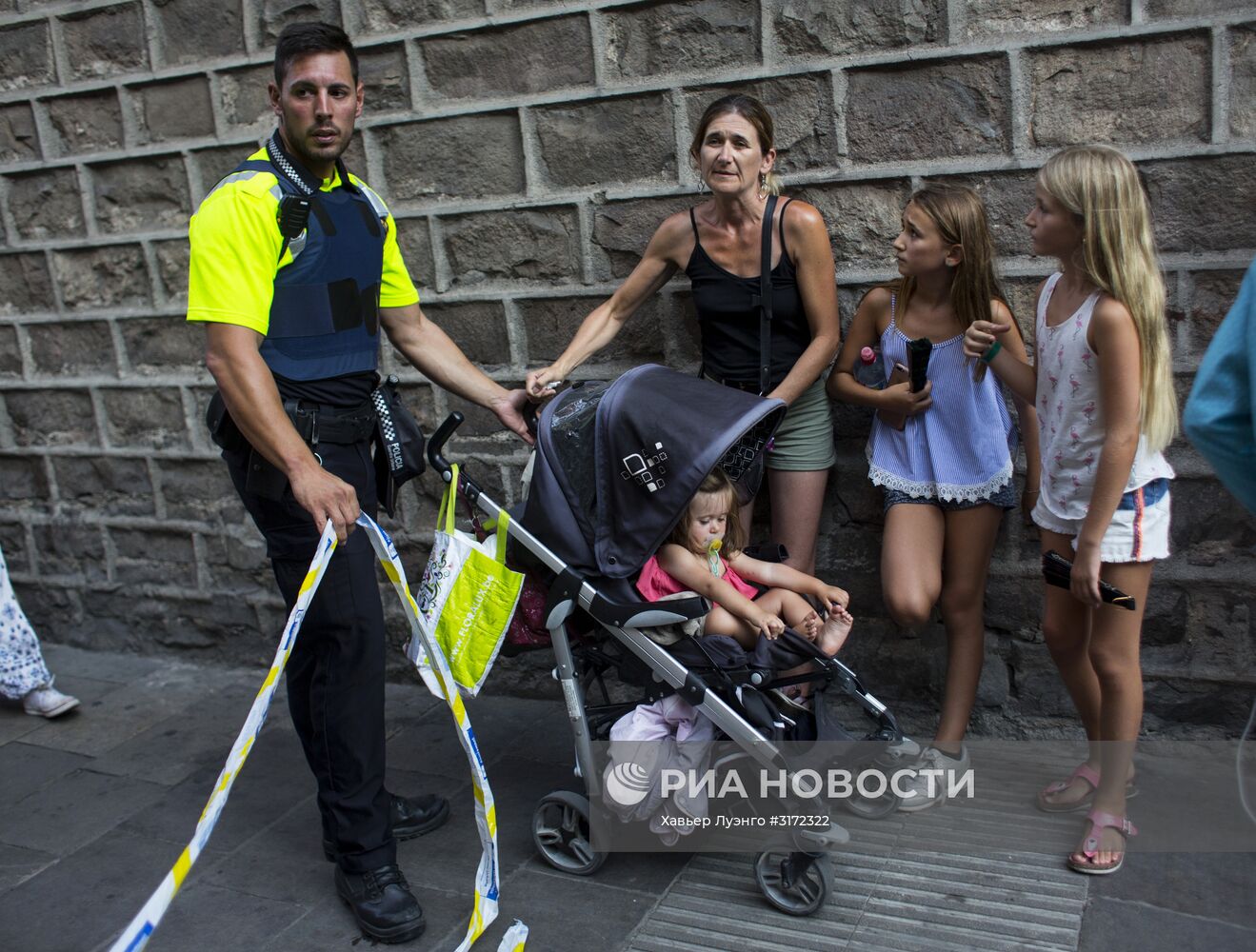 Ситуация на месте теракта в Барселоне