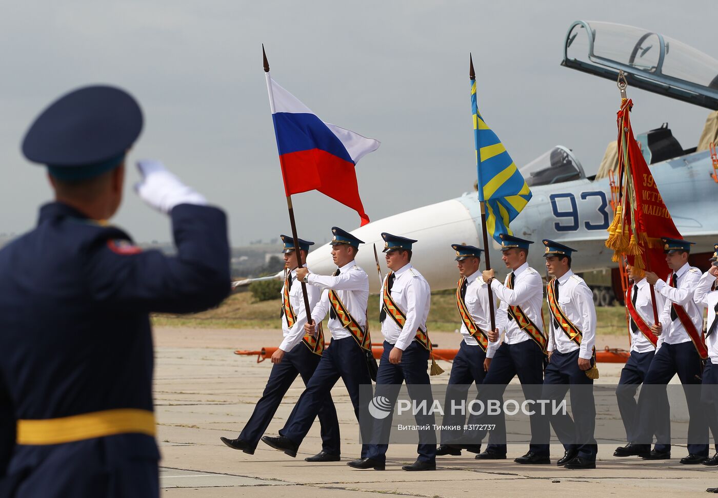 День открытых дверей в авиационном полку ЮВО в честь 105-летия ВВС России