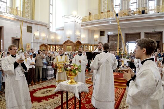 Праздник Преображения Господня в городах России