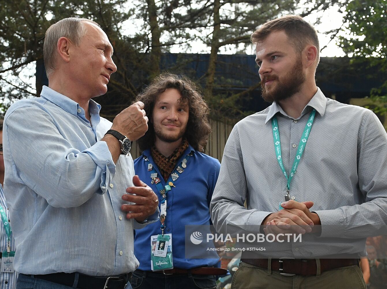 Рабочая поездка президента РФ В. Путина в Крым