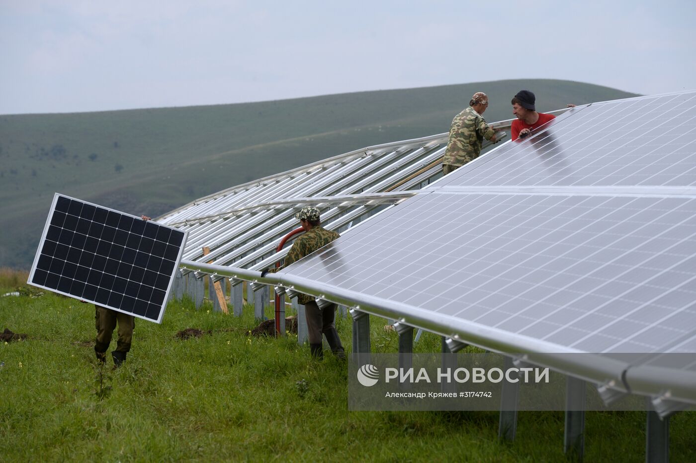 Майминская солнечная электростанция в Республике Алтай