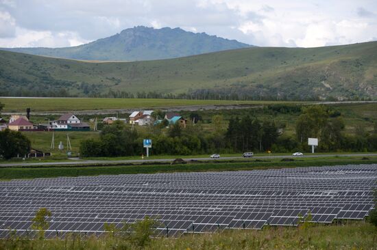 Майминская солнечная электростанция в Республике Алтай