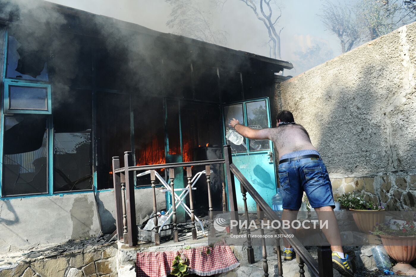 Пожар в Ростове-на-Дону