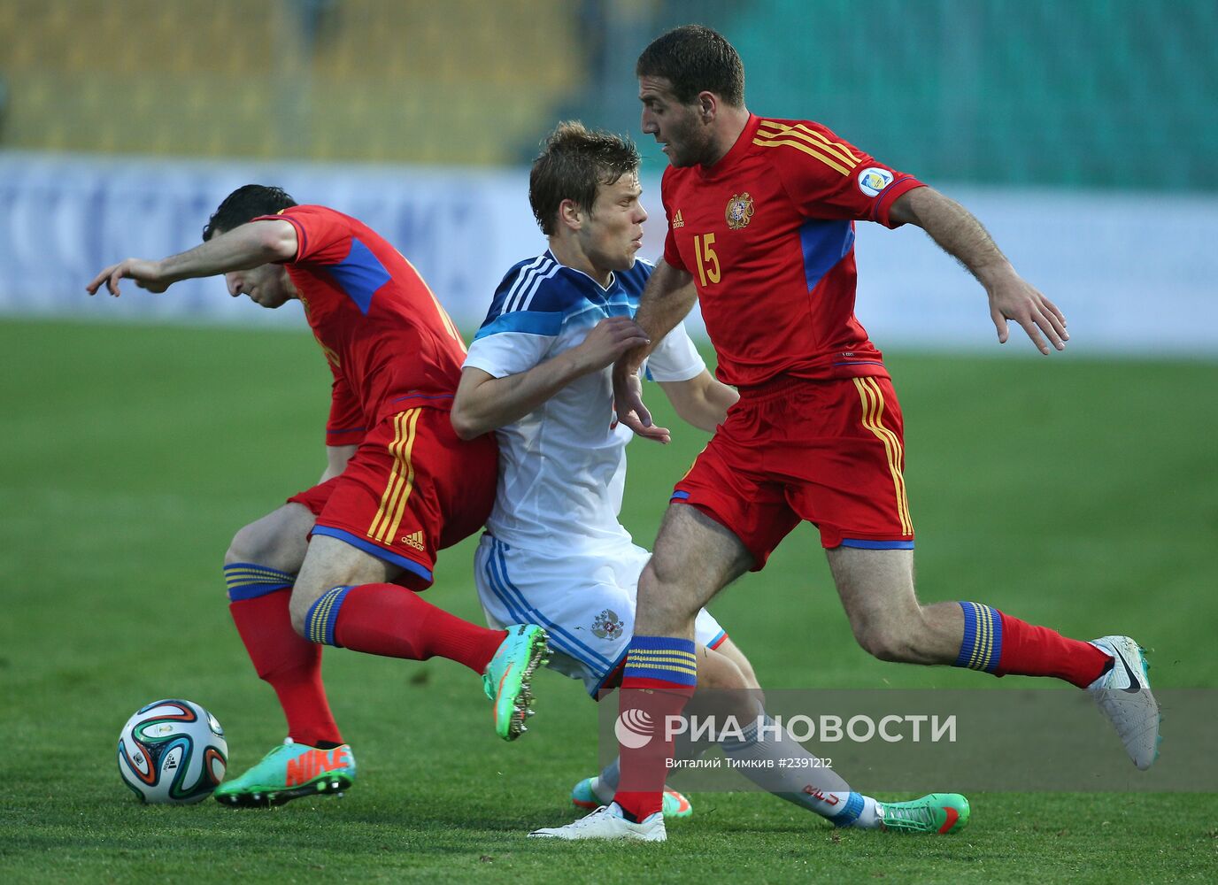 Футбол. Товарищеский матч сборных России и Армении