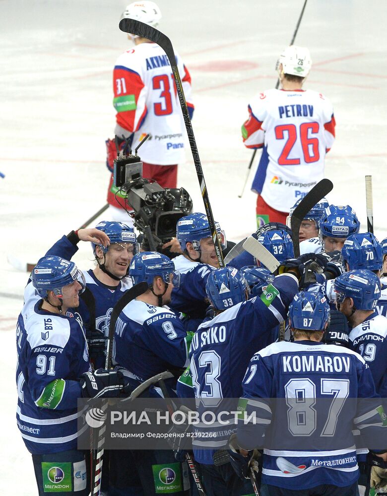Хоккей. КХЛ. Матч "Динамо" (Москва) - "Локомотив" (Ярославль)