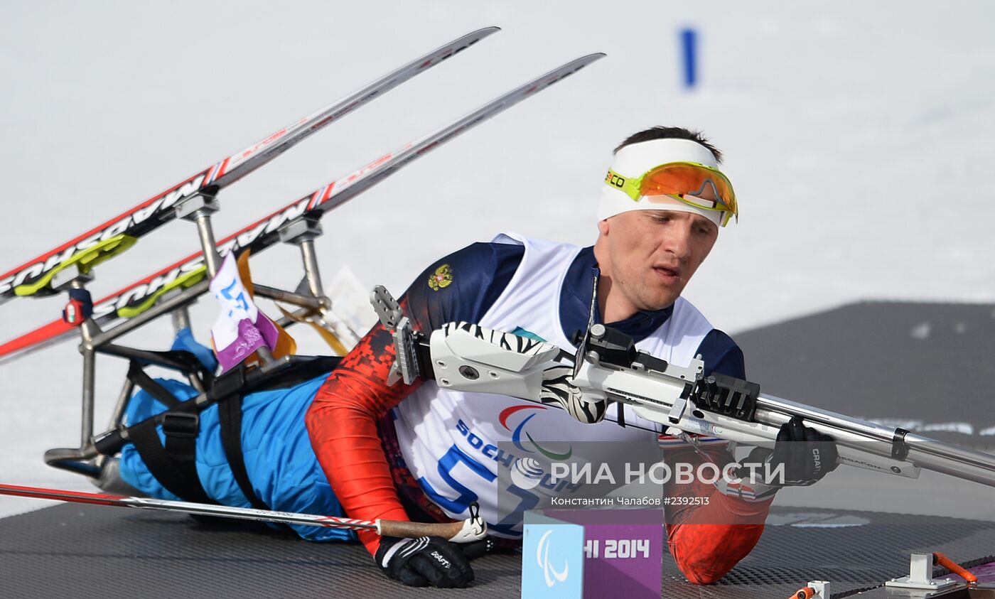 Паралимпиада 2014. Биатлон. Мужчины. Короткая дистанция