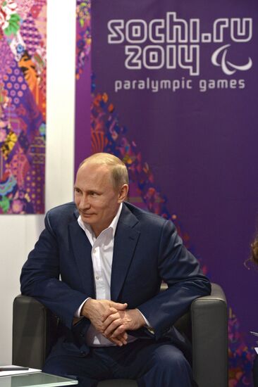 В.Путин встретился с Берни Экклстоуном в Сочи