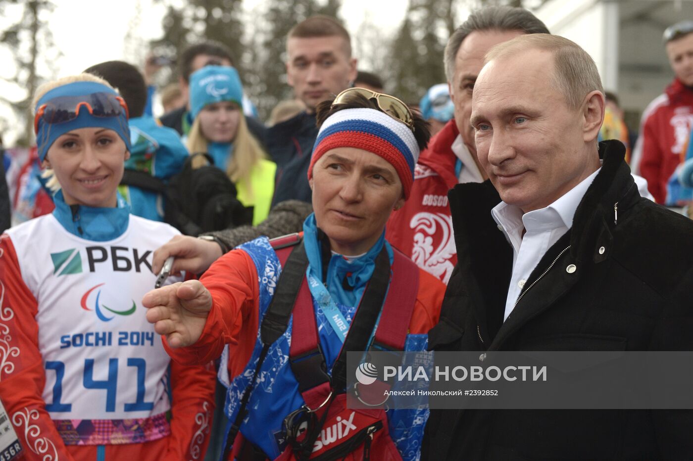 В.Путин на Паралимпийских играх в Сочи | РИА Новости Медиабанк