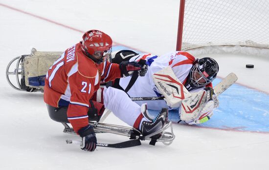 Паралимпиада 2014. Следж-хоккей. Матч Россия - Южная Корея