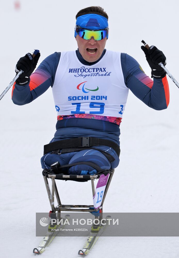 Паралимпиада 2014. Лыжные гонки. Мужчины. 15 км