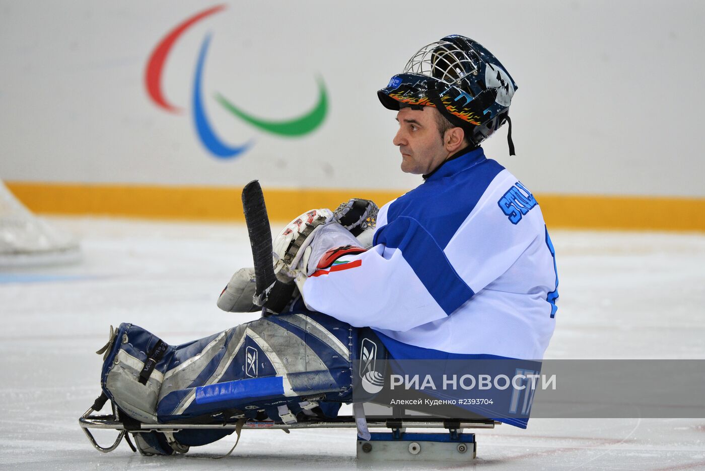Паралимпиада 2014. Следж-хоккей. Матч Россия - Италия
