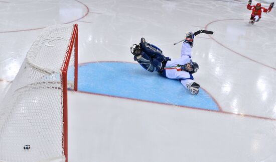 Паралимпиада 2014. Следж-хоккей. Матч Россия - Италия