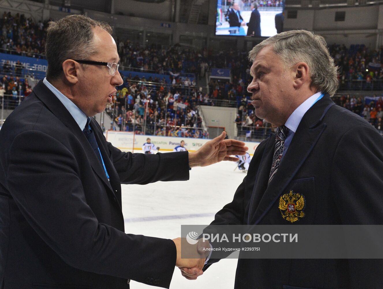 Паралимпиада 2014. Следж-хоккей. Матч Россия - Италия