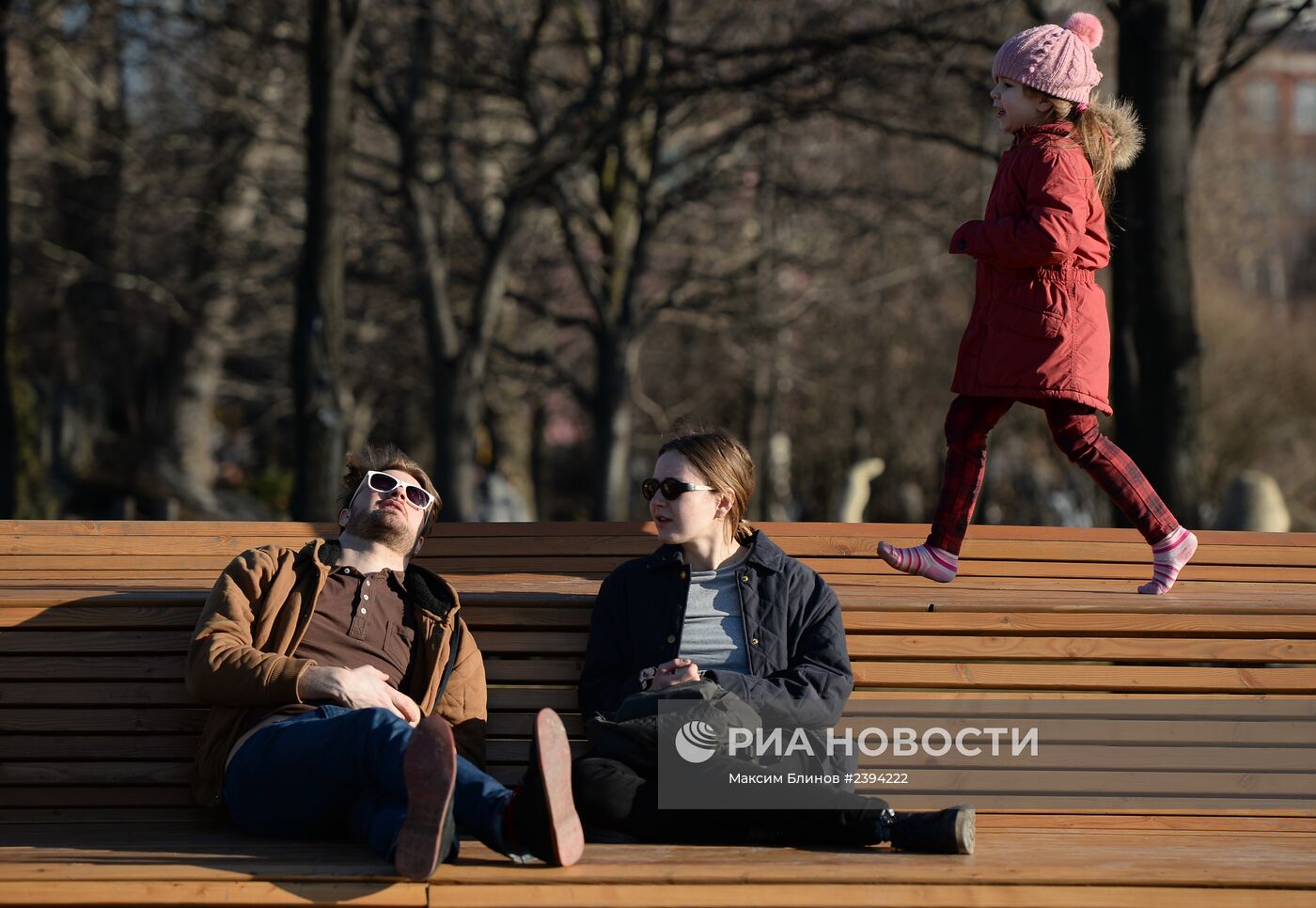 Аномально теплая погода в Москве