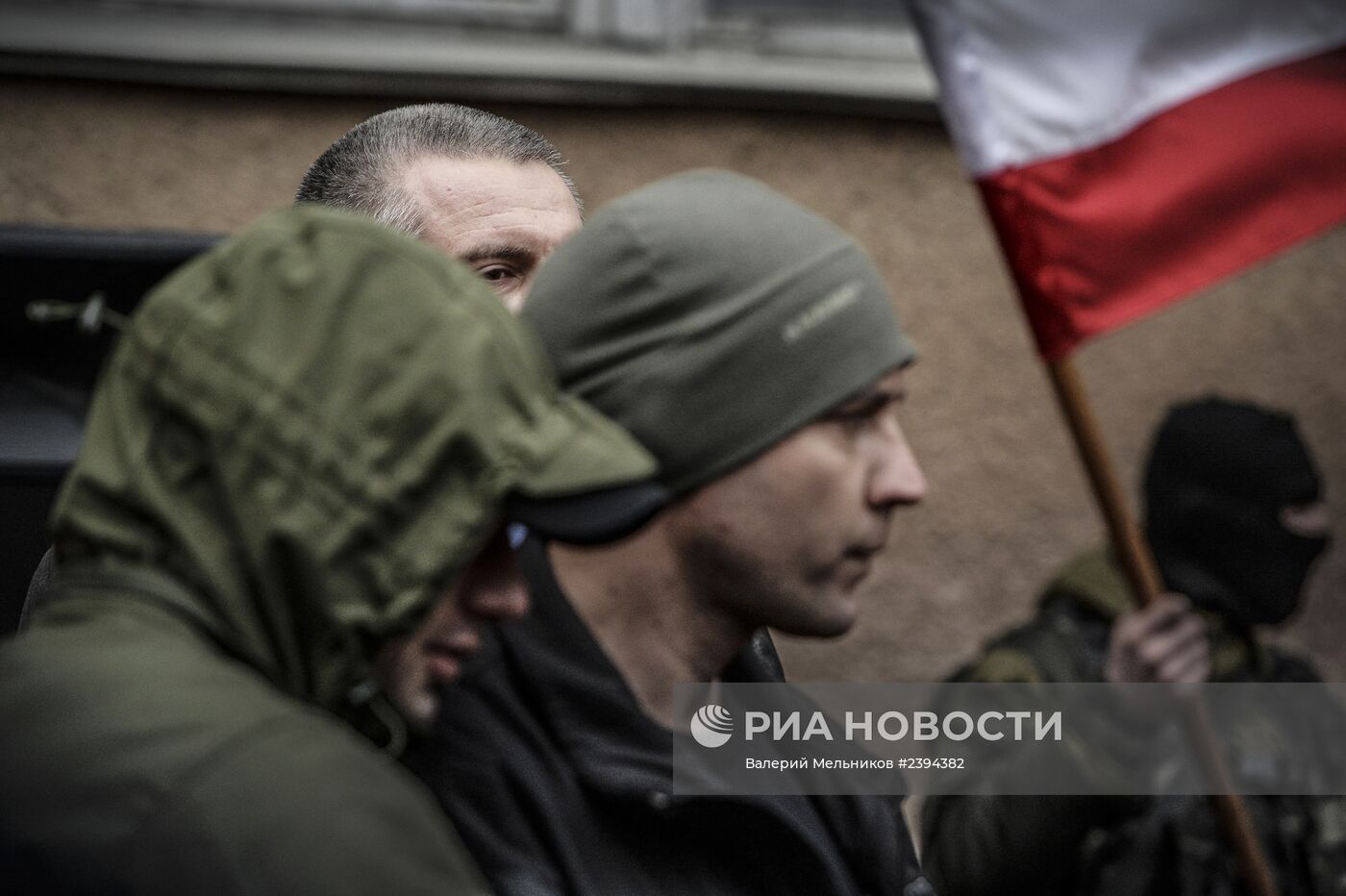 Присяга добровольцев на верность народу Крыма в Симферополе