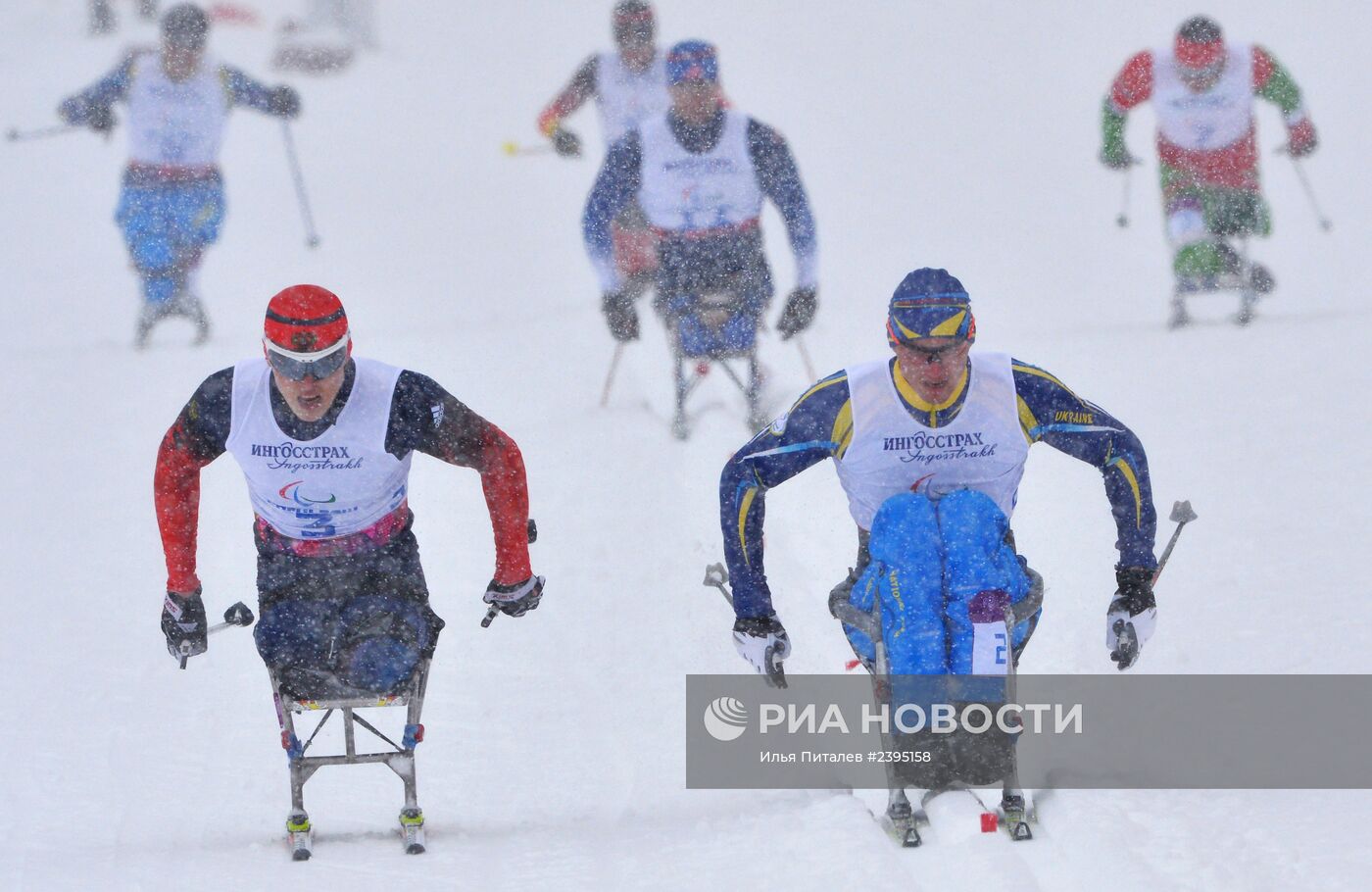 Паралимпиада 2014. Лыжные гонки. Мужчины. Спринт