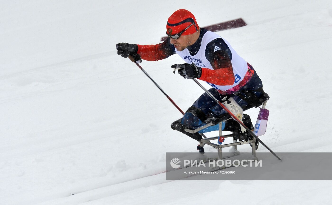 Паралимпиада 2014. Лыжные гонки. Мужчины. Спринт