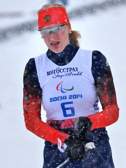 Паралимпиада 2014. Лыжные гонки. Женщины. Спринт