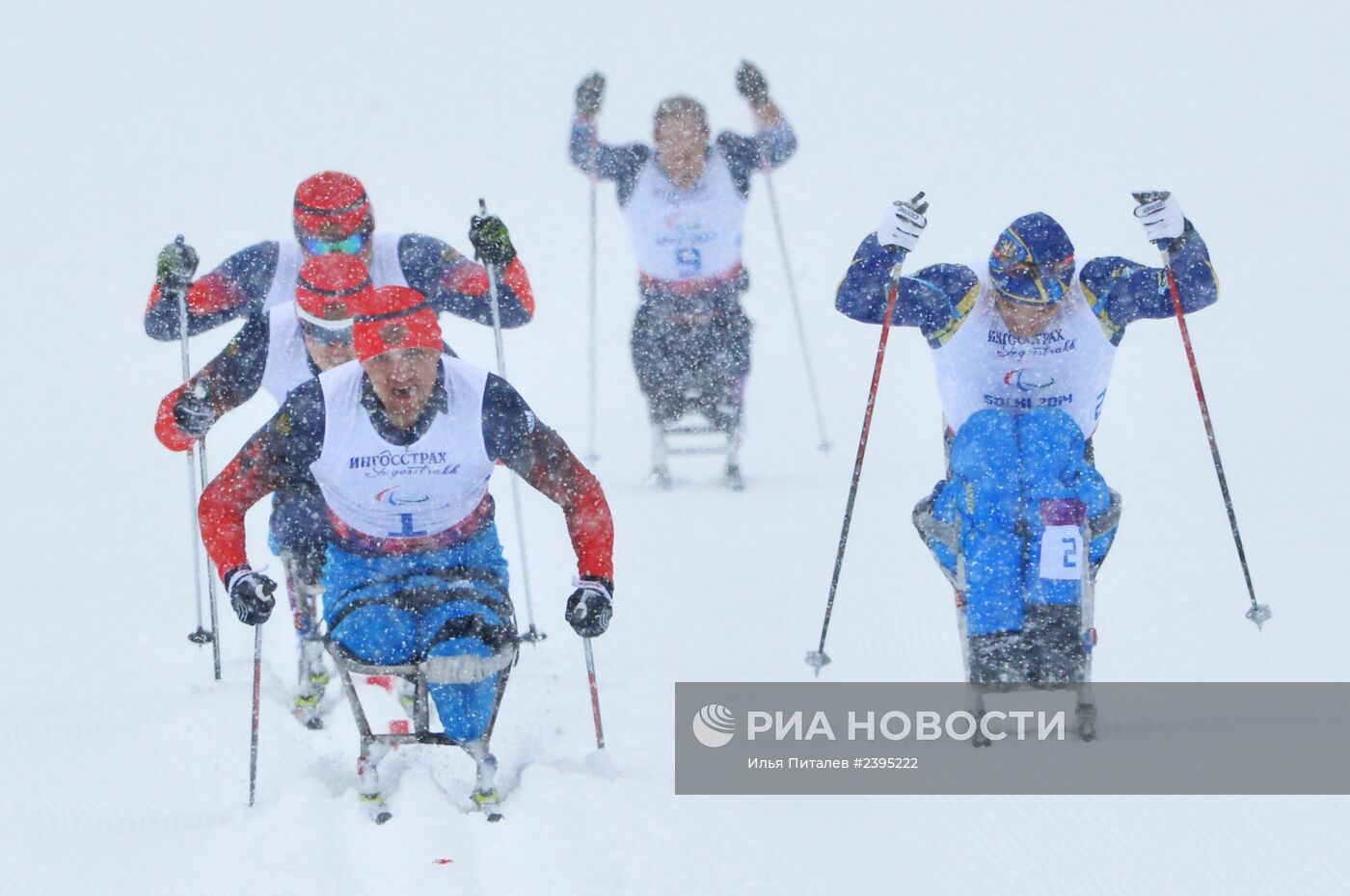 Паралимпиада 2014. Лыжные гонки. Мужчины. Спринт