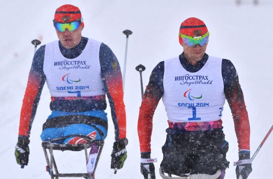 Паралимпиада 2014. Лыжные гонки. Мужчины. Спринт