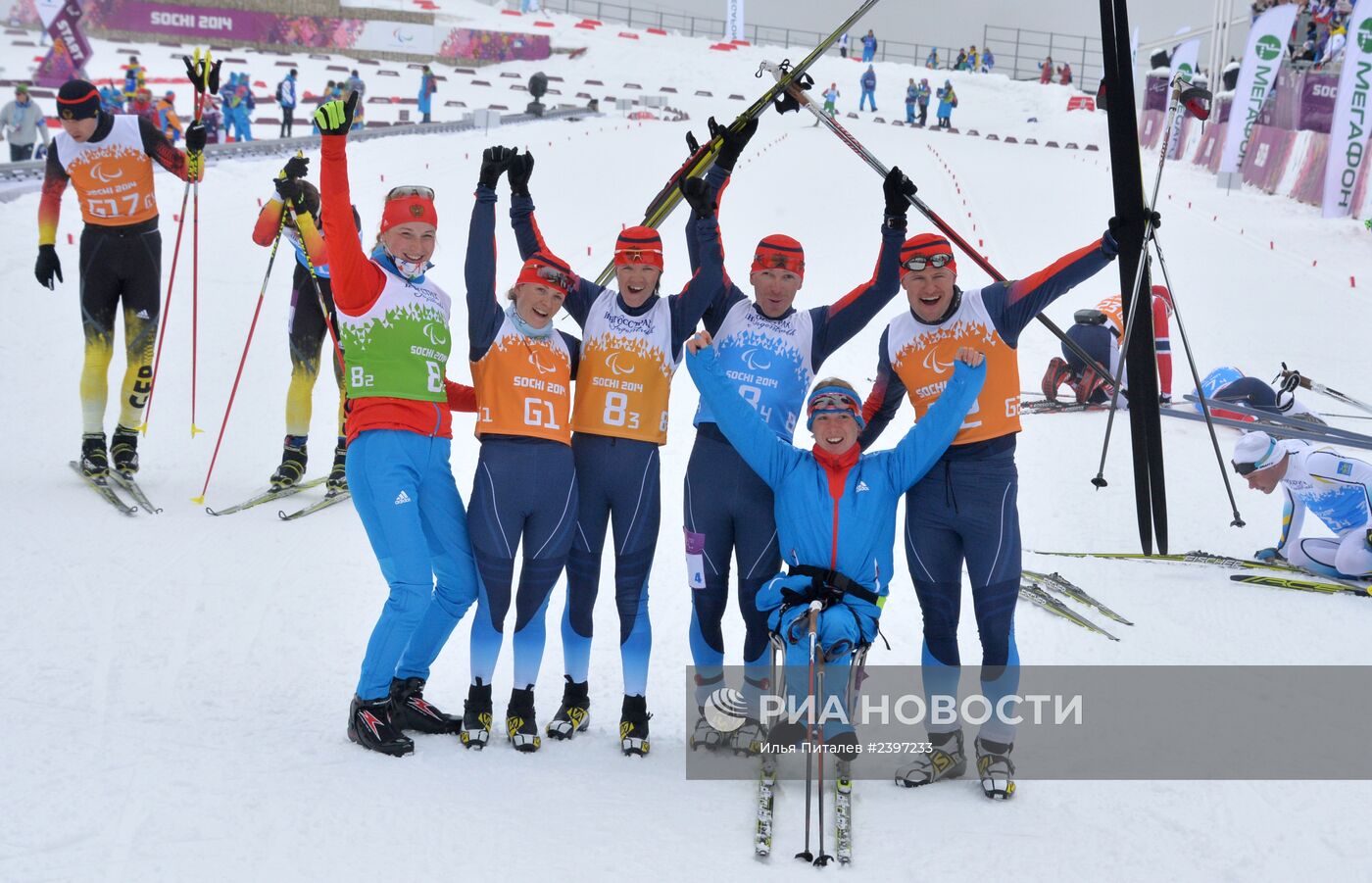 Паралимпиада 2014. Лыжные гонки. Смешанная эстафета