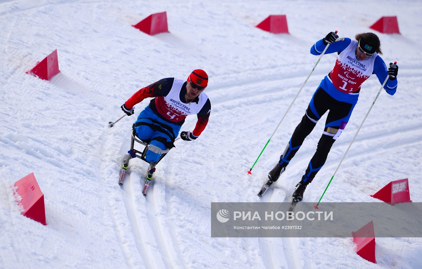 Паралимпиада 2014. Лыжные гонки. Открытая эстафета
