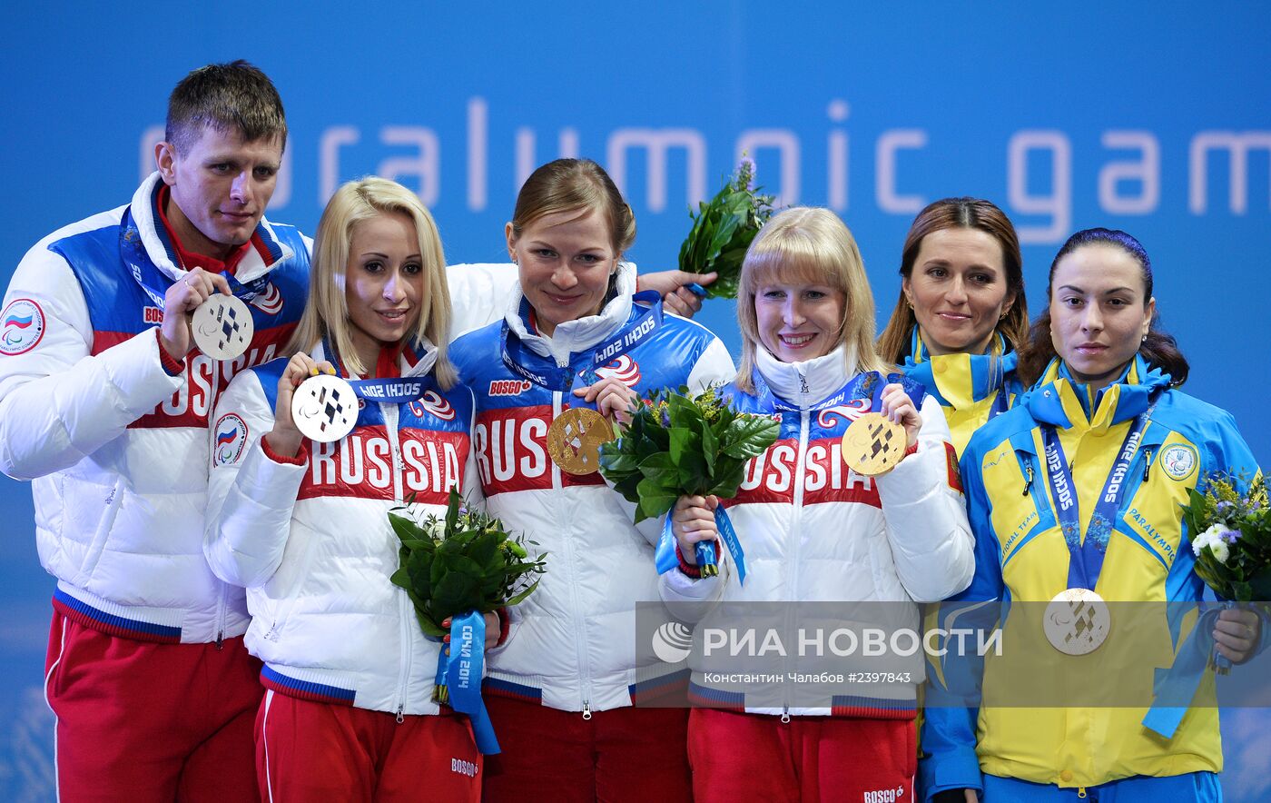 Паралимпиада 2014. Церемония награждения. Восьмой день