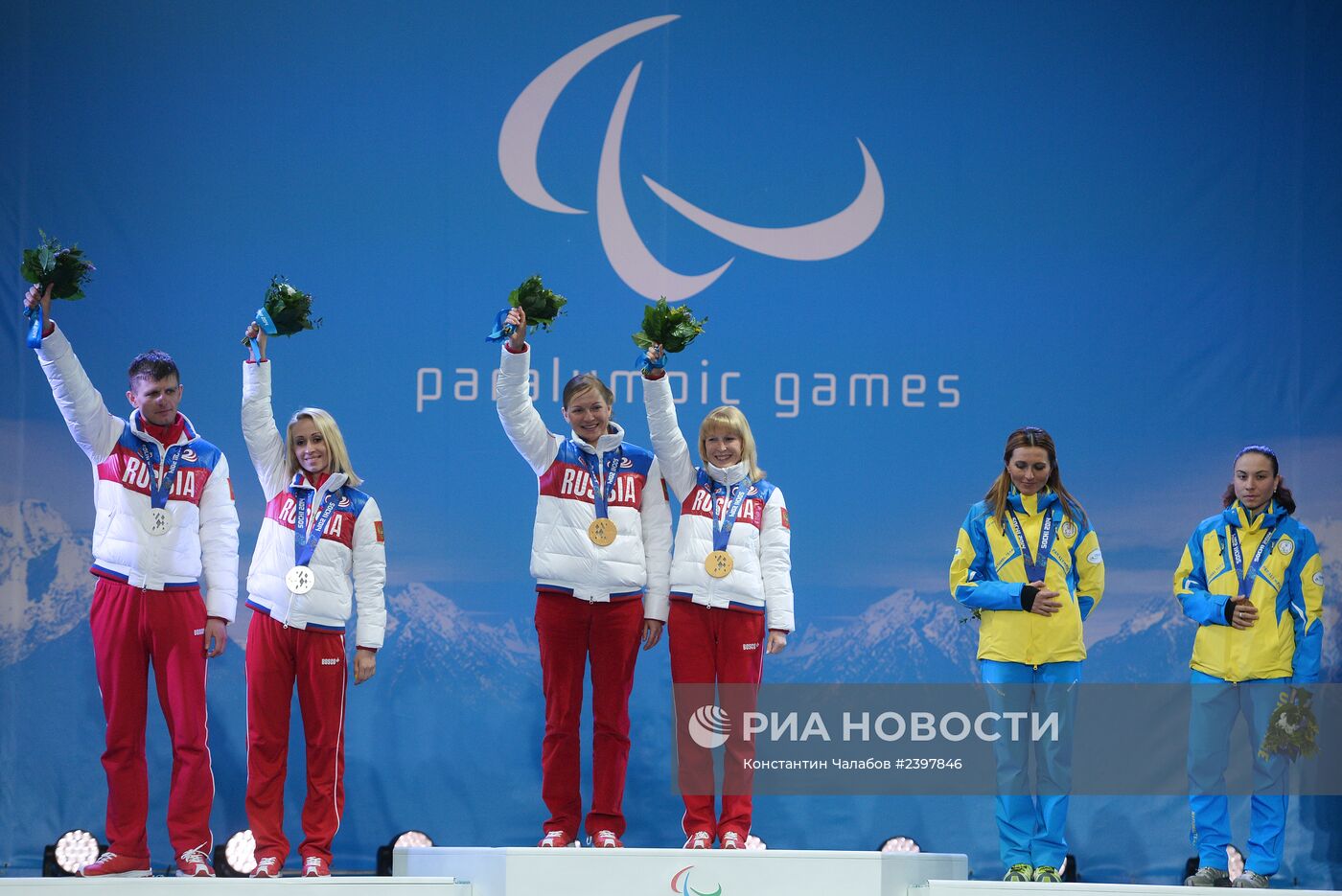 Паралимпиада 2014. Церемония награждения. Восьмой день